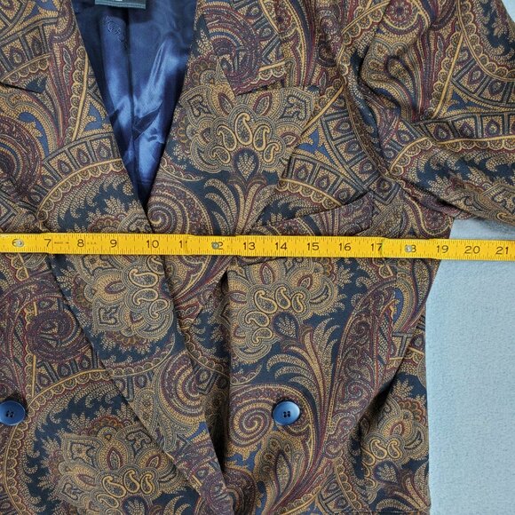 Escada Brown Paisley Blazer - Picture 5 of 9